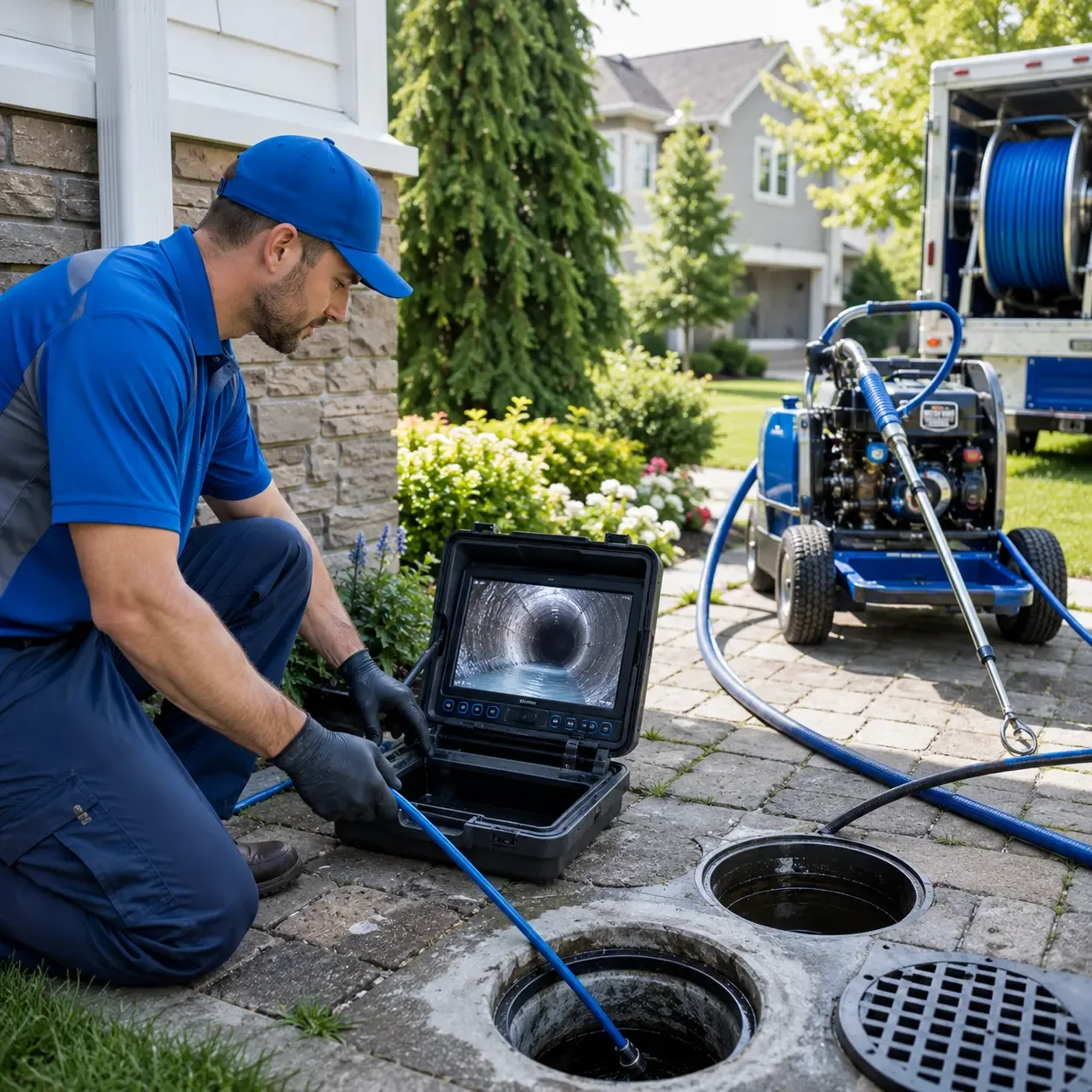 Outdoor drain cleaning professionals serving Grafton, IL