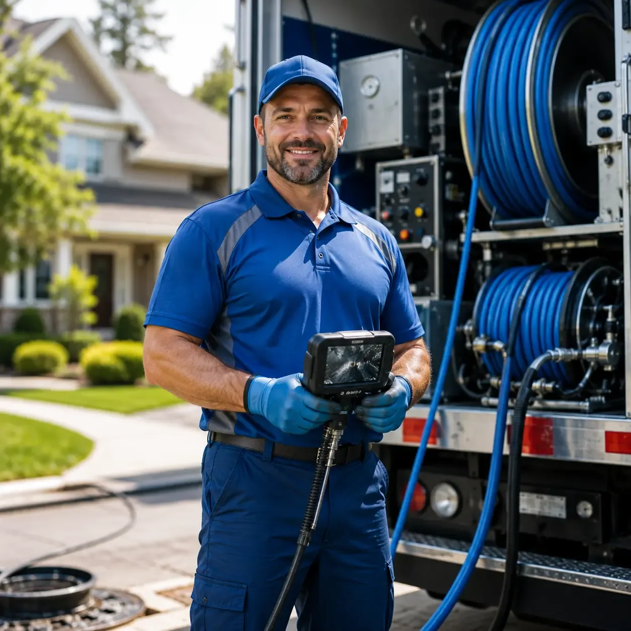 Local outdoor drain cleaning specialists in Grafton, IL